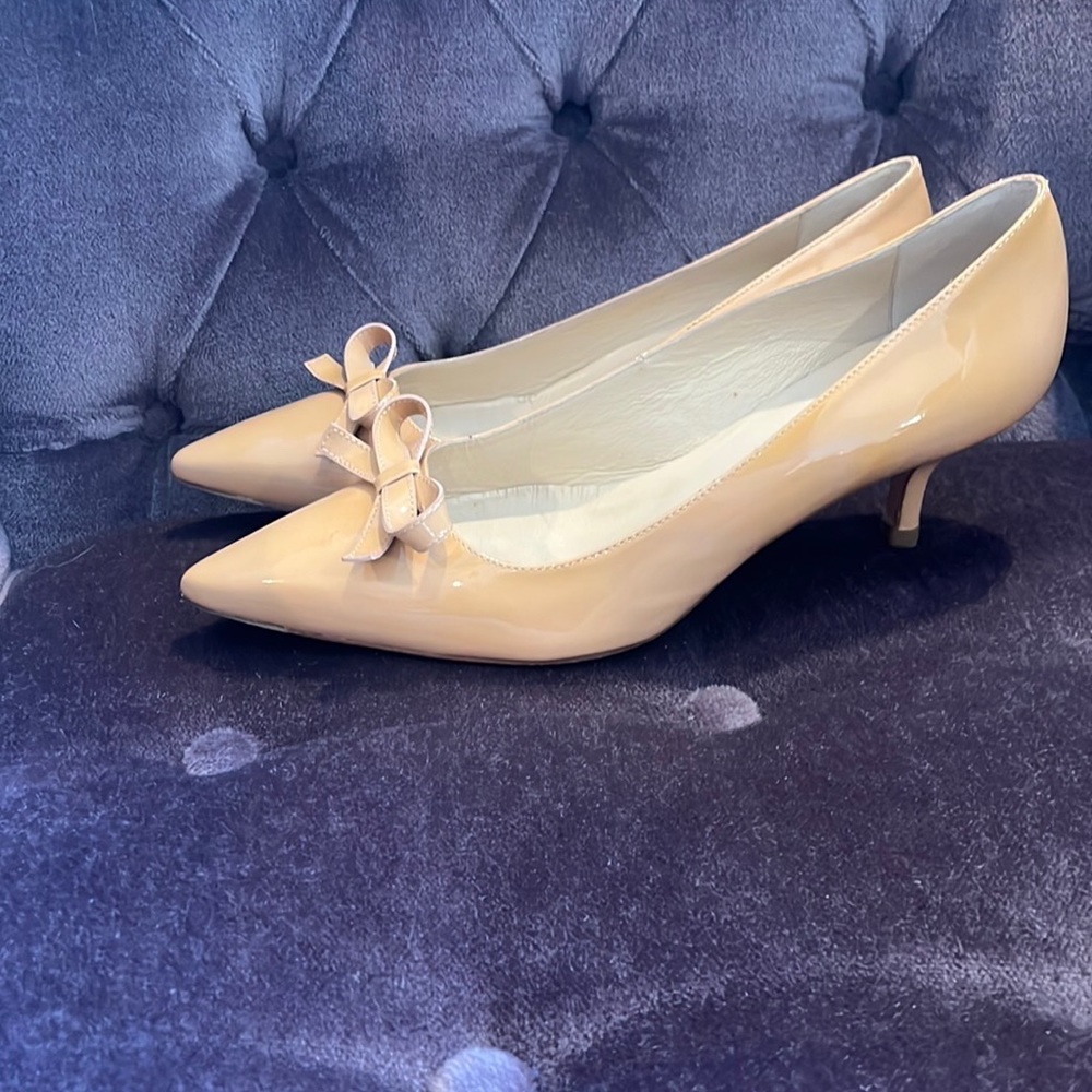 L.K. Bennett patent leather heels